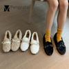 Fashion Winter Plaid Fur Flats Women Pu Butterfly-knot Cotton Shoes Woman Fairy Fleeces Loafers Comfy Plush Fluffy Moccasins Female