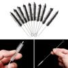 1/5PCS New Spiral Handle Soft Stainless Steel Cleaning Tools Water Cup Bottle Brush Straw Cleaner