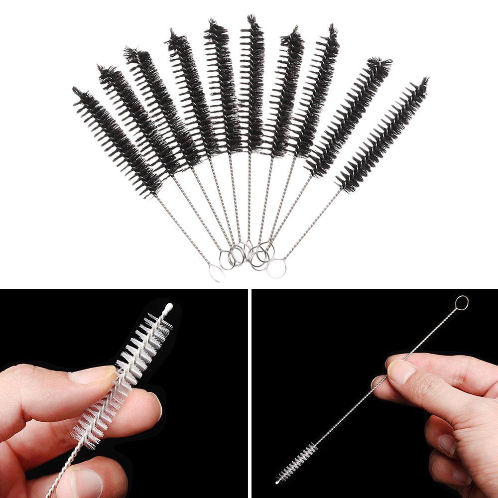 1/5PCS Multiple Use Spiral Handle Washing Soft Straw Cleaner Water Cup Bottle Brush Cleaning Tools