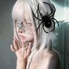 Versatile Halloween Simulation Spider Hair Clip Black Realistic Prank Prop for Hair Costume Halloween Party Home Decor