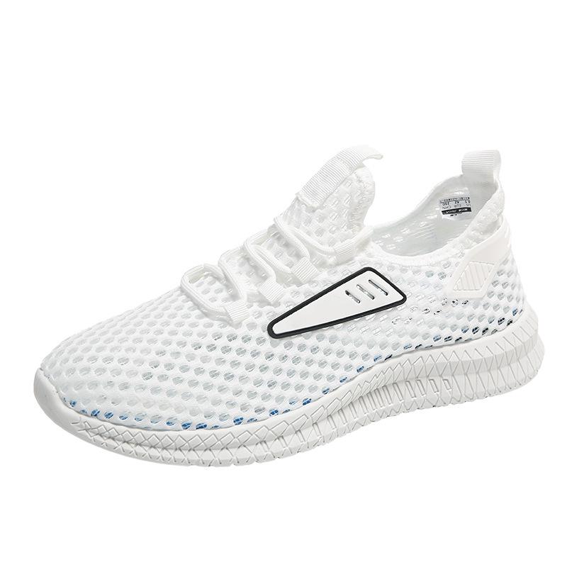 Новые мужские туфли, летняя дышащая повседневная обувь, корейская версия, трендовая обувь, универсальная спортивная обувь, летающая сетчатая обувь для бега для мужчин
