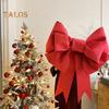 Christmas Big Bow Decoration Wedding Large Bow Ornament for Holiday Tree Wreath Porch Window Door Decor