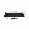 Silent USB Wired Keyboard Waterproof Foldable Keyboard Portable Silicone Keyboard  Office Travel