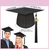 Graduation Cap With Sunshade And Large Brim For Adult Ceremony Celebrations