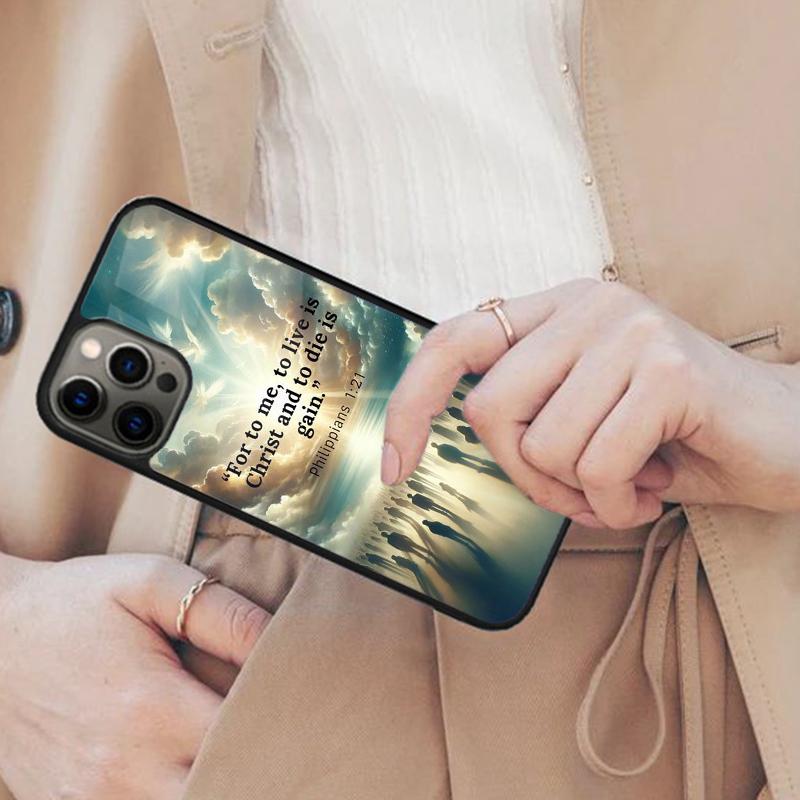 Христианская цитата из Библии Магнитный чехол для телефона ДЛЯ APPLE iPhone 17 Air 16 14 13 12 Pro Max 15 Plus Беспроводная крышка MagSafe