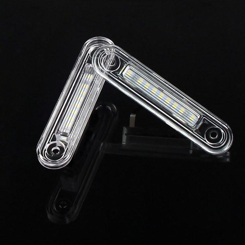 1 пара светодиодных фонарей номерного знака A1248200256 для Mercedes-Benz W124 W201 W202