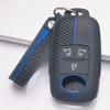Smart Key Cover for Toyota Raize Tanto Rex Ativa Daihatsu Rocky Tanto Subaru Rex with Keychain Honeycomb Texture Metal Keychain Smart Key Fob Sleeve