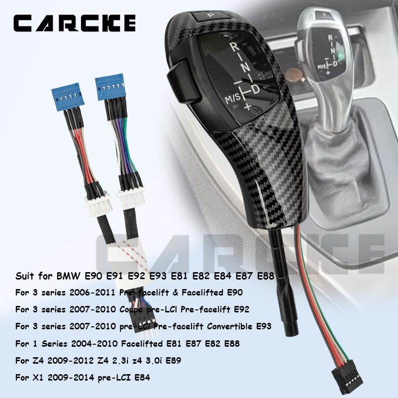 Светодиодная ручка переключения передач E90 для BMW E87 E88 E90 E91 E92 E93 /E63 Автоматическая коробка передач Замена головки ручки