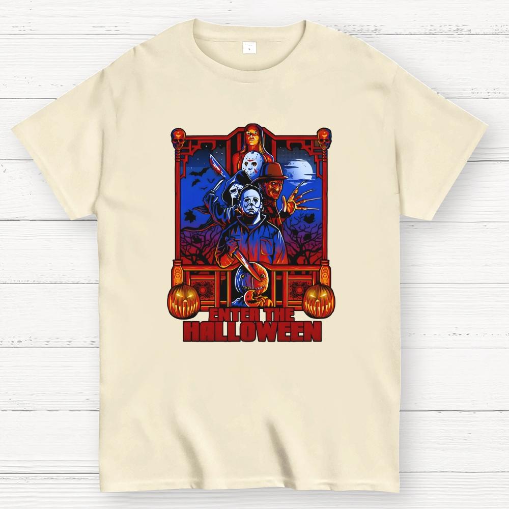 Enter the Halloween Cotton Summer Casual Cool Loose T-Shirt