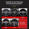 Valve Stems Caps ABS Car Steering Wheel Emblem Sticker Decoration Accessories For Volkswagen VW Golf Polo CC Passat Tiguan T-ROC zf2