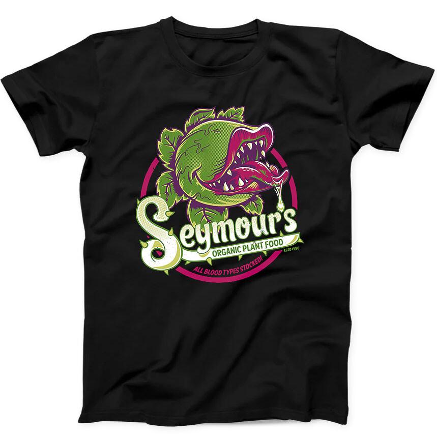 Seymours Organic Plant Food Футболка в подарок Little Shop Of Horrors Черная футболка 34
