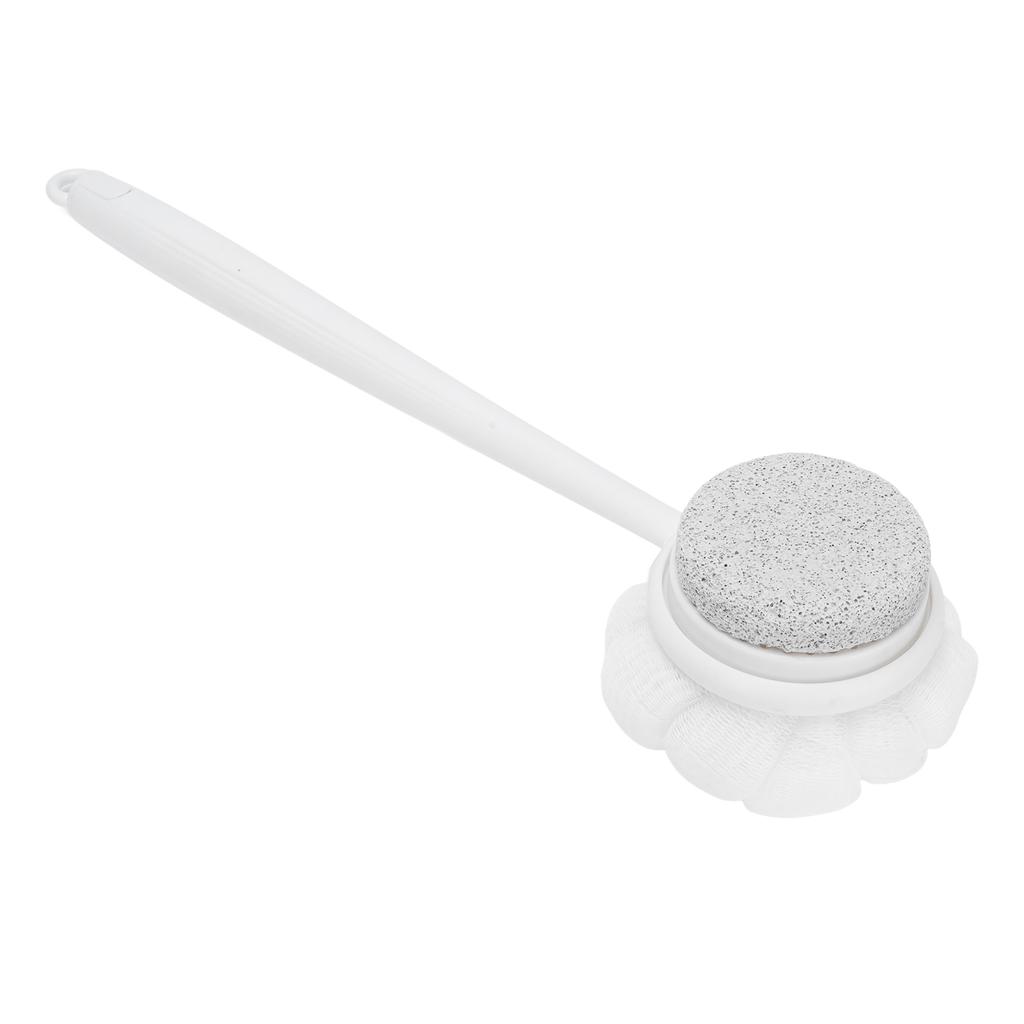 14,57-дюймовая щетка для душа и тела, скребок для ванны, пемза и щетка для душа с длинной ручкой