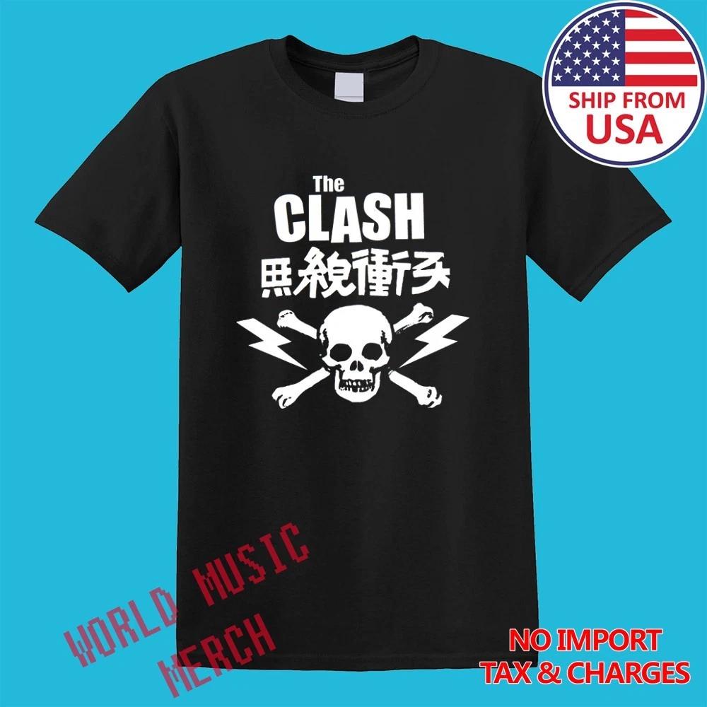The Clash Skull Men's Black Size S-5XL