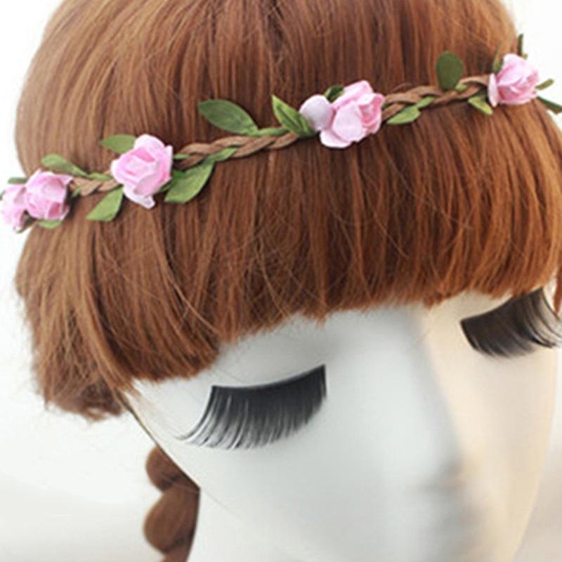 1шт гирлянда из цветов любви корона праздничный свадебный венок для волос цветочная повязка на голову