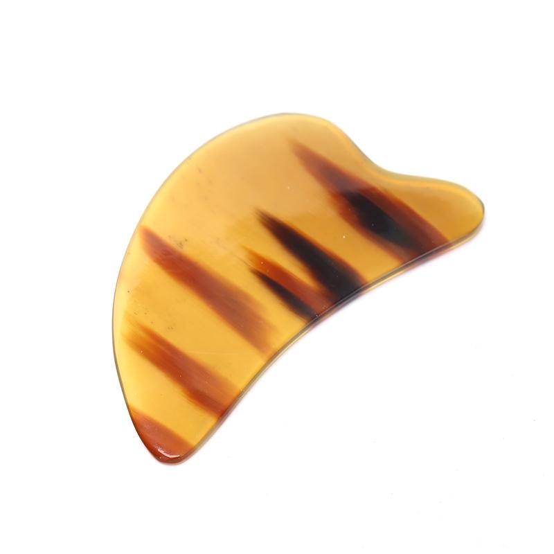 Натуральный бычий рог, доска Гуа Ша, скребок для гуаши, массажер для лица, подтяжка лица, скребок