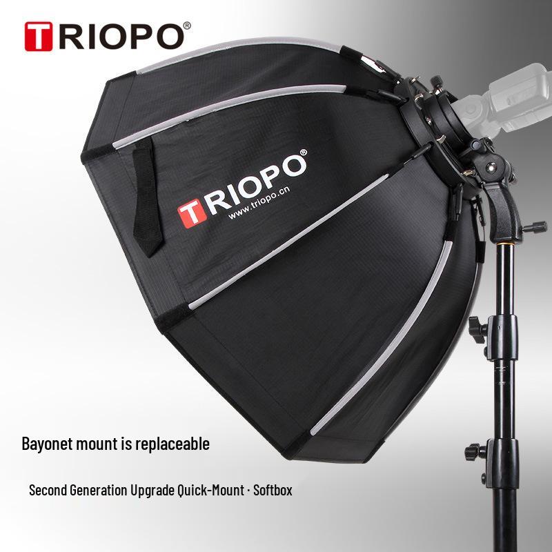 Triopo KS2-65 Quick-Release Octagonal On-Camera Flash Softbox
