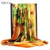 High-quality Luxurious Silk Scarves Headband Scarfs Neck Scarf For Women Chain Silk Scarf Women's Decorative Shawl