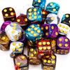 16mm 6 Sided Dice Set 100/50/30/10Pcs Random Colors Round Corner D6 Square Game Dice for PRG Party Playing Board Teaching Math