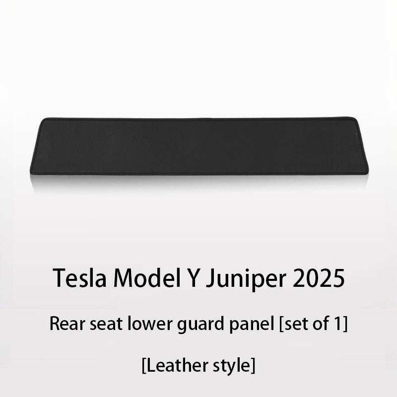 For Tesla Model Y Juniper 2025 Nappa Leather Front and rear Under seat corner protectors vehicle Car Interior Accessories