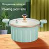 Large Capacity Non-Stick Micro-Pressure Roman Soup Pot, Induction-Compatible, Multi-Functional with Double Ears