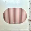 minimalist striped bathroom carpet, quick drying soft floor mat, suitable for bathroom vanity and bedroom decoration