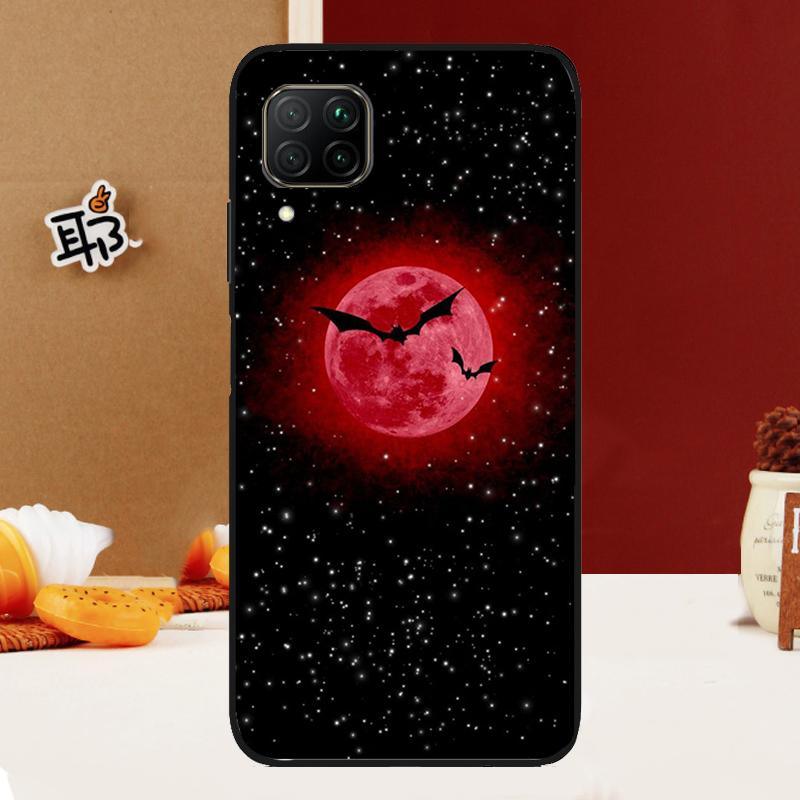 Готический Ужас Летучие Мыши Полная Луна Для Huawei Nova 10 9 SE Nova 5T 11i 8i 3i Y90 Y91 Y70 Y60 Y61 P20 P30 P40 Lite P60 Pro Чехол