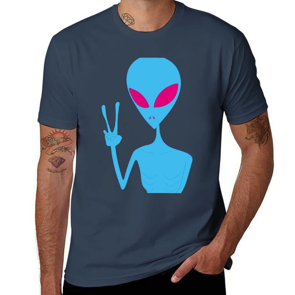 Acid Peace Alien Tshirt High Elasticity Sports Tshirt