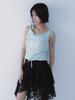 SETSETSET Rabbit Shirring T-Shirt Mint
