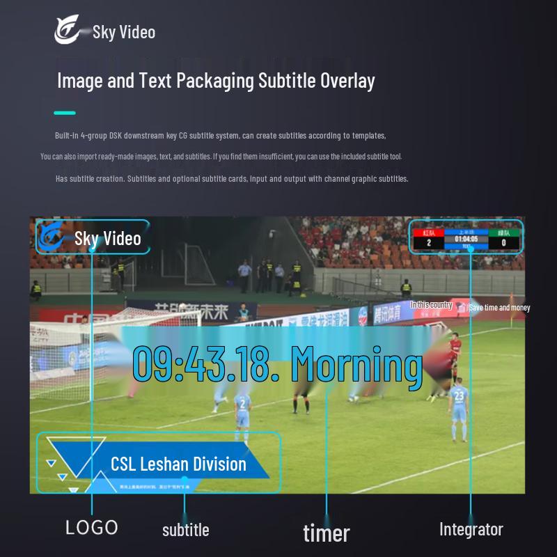 Tianying Shitong Multi-Camera Live Stream Production Switcher
