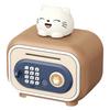 7606 Automatic Money Rolling ATM Deposit Machine Fingerprint/Key Unlock Piggy Bank Toy