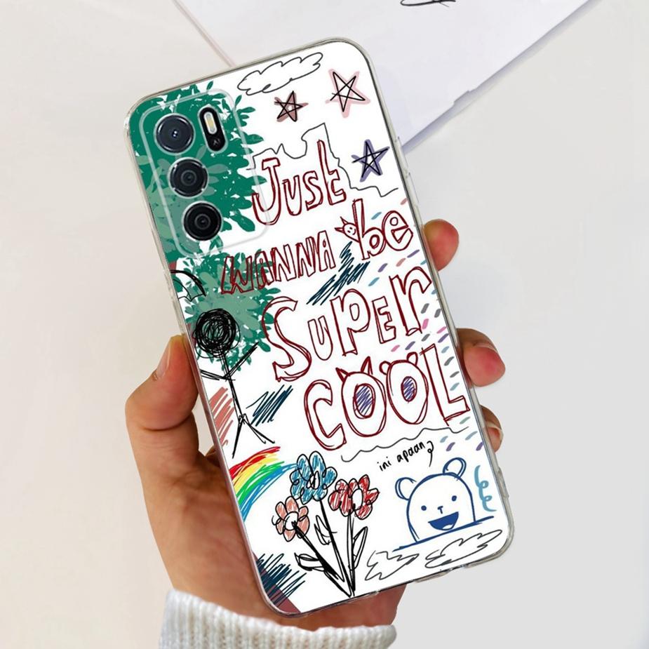 Чехол для Oppo A16 A16s Стильный окрашенный задний чехол Мягкий тонкий чехол для телефона для Oppo A16s OppoA16 s CPH2269 Coque Fundas Бампер Корпус