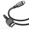 Кабели-конвертеры USB C в HDMI, Проводная поддержка 4K@60Hz, Адаптеры-переходники Type C на HDTV, Шнур