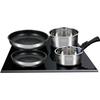 Arthur Martin AM2493 8-piece Cookware Set - Stainless Steel - Removable Handle - All Heat Sources Including Induction