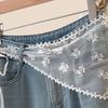 Женские джинсы Silbisher из лиоцелла, с высокой талией, стираные, широкие