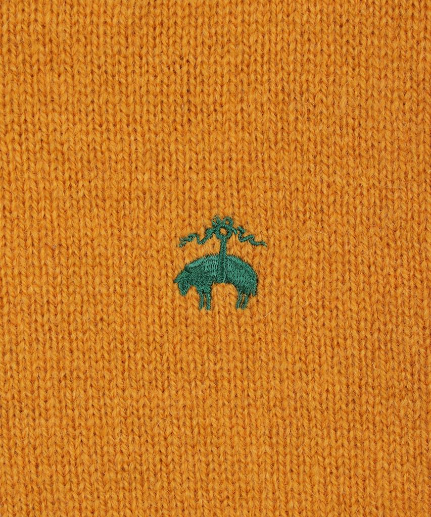 BROOKS BROTHERS [Heritage] Shetland Pullover Sweater (Yellow) (Bbwrmhg413)