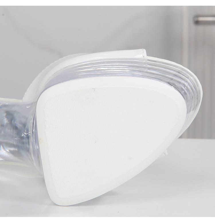 Женские босоножки на платформе, модные, для ночного клуба, высокий прозрачный каблук 13 см/15 см, лакированная кожа LFD-190-A76