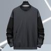 Spring and Autumn Plus Size Sweater Men's Round Neck Plus Fat Men's Clothing Fat Loose Casual Long Sleeve Men 5XL-11XL