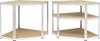 Zeus Corner Metal Shelf - 5 Shelves, Galvanized, High Load Capacity 875 Kg, Corner, Spacious
