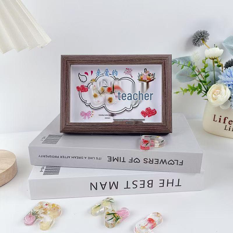 Handmade DIY Photo Frame - 2025 Teacher's Day Gift for Female Kindergarten Teacher