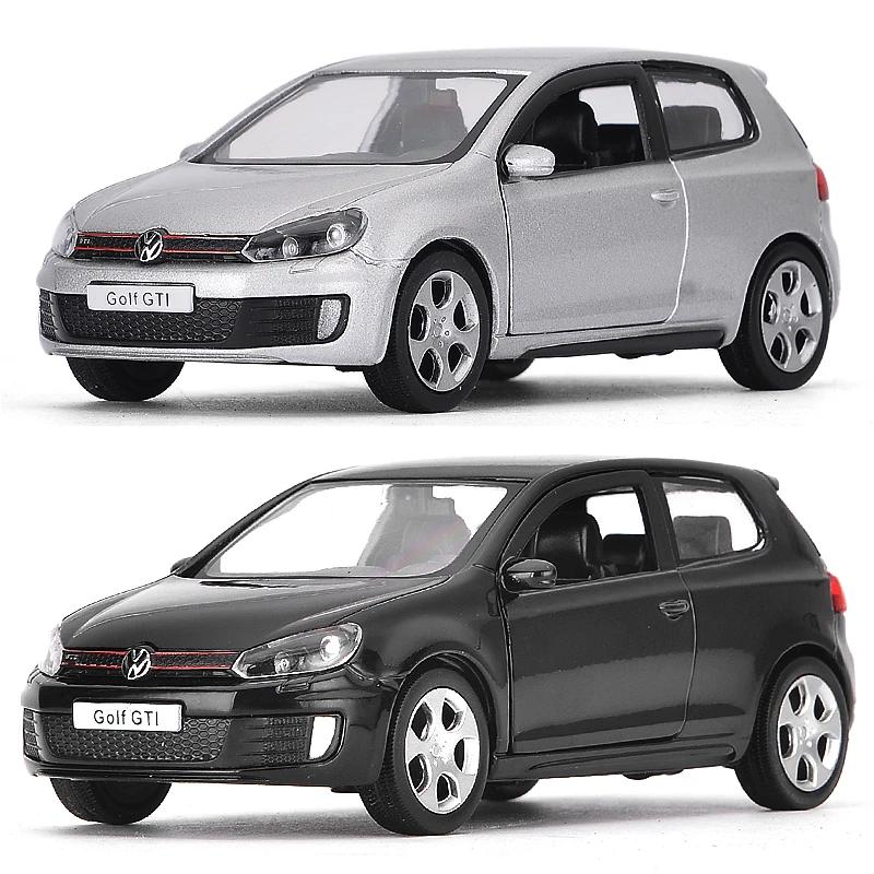 1:36 Фольксваген Гольф 6 GTI Литой Модель Автомобиля Металлическая Литая Игрушка Транспортное Средство Модель Автомобиля Симуляция Двери Могут Открываться Коллекция Дети