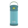 FUNTAINER 12oz Stainless Steel Kids Bottle Blue/Green