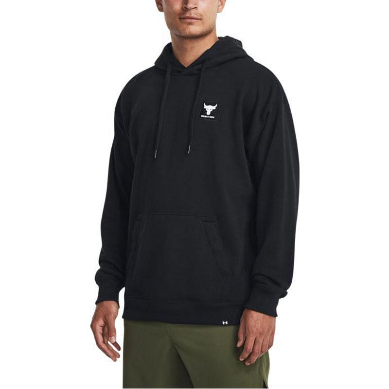 Under Armour Мужские толстовки с капюшоном Johnson Series Solid Color Training Hoodie черного цвета 1380541-001