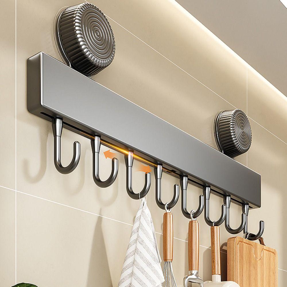 Detachable Kitchen Storage Rack Wall-mounted Bathroom Rack Utensils Holder Household