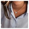Pandora Shining Crown 925 Silver Synthetic Cubic Zirconia Necklace for Women ZT1021