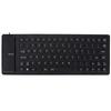 Silent Keys USB Wired Keyboard Waterproof Roll-up Keyboard Silicone Keyboard  Travel Office