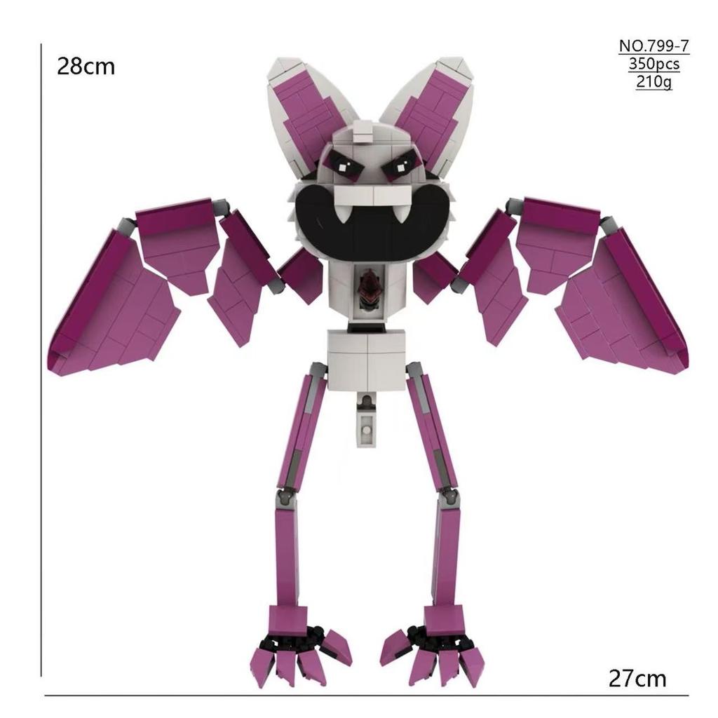 Smiling Critters 4 Набор строительных блоков фигурок для сборки Пианозавр Ярнаби Дуи Поппи Конструктор для детей Подарок на день рождения