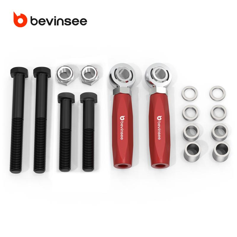 BEVEE Adjustable Maximum Bump Steer Kit For Power Rack/Manual Rack, for Ford Mustang 1979-1993