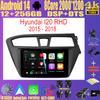 Android 14 Carplay Auto WIFI+4G Для Hyundai I20 RHD 2015 2016 2017 2018 Автомагнитола Мультимедийный плеер Стерео Головное устройство 2din Аудио