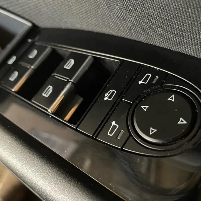 Для Mazda 3 6 CX5 CX-5 ATENZA Axela Кнопки стеклоподъемника Блестки Декоративная наклейка Хромированная накладка из АБС-пластика Аксессуары для стайлинга автомобиля