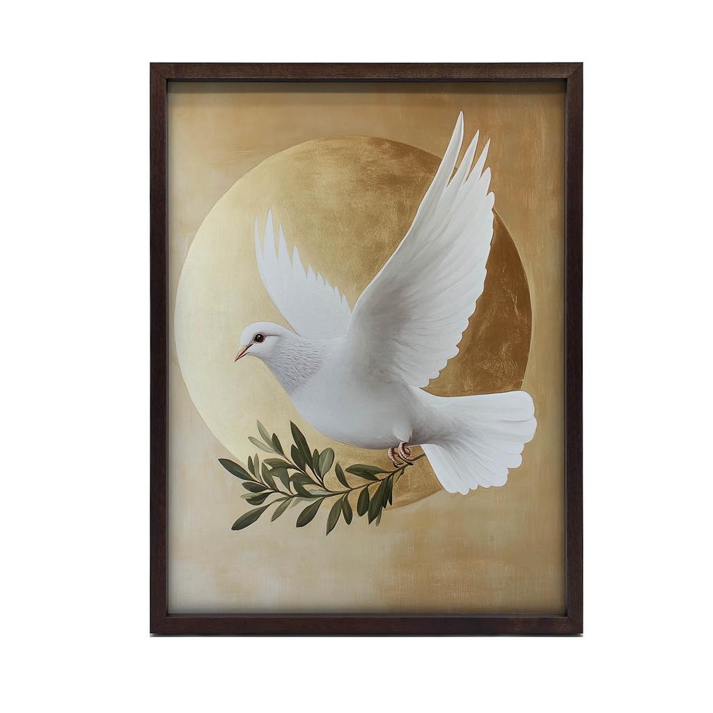Symbol Ducha Świętego Symbol Ducha Świętego, 50X70 Cm, Bez Ramy, Płótno Premium Na Blejtramie